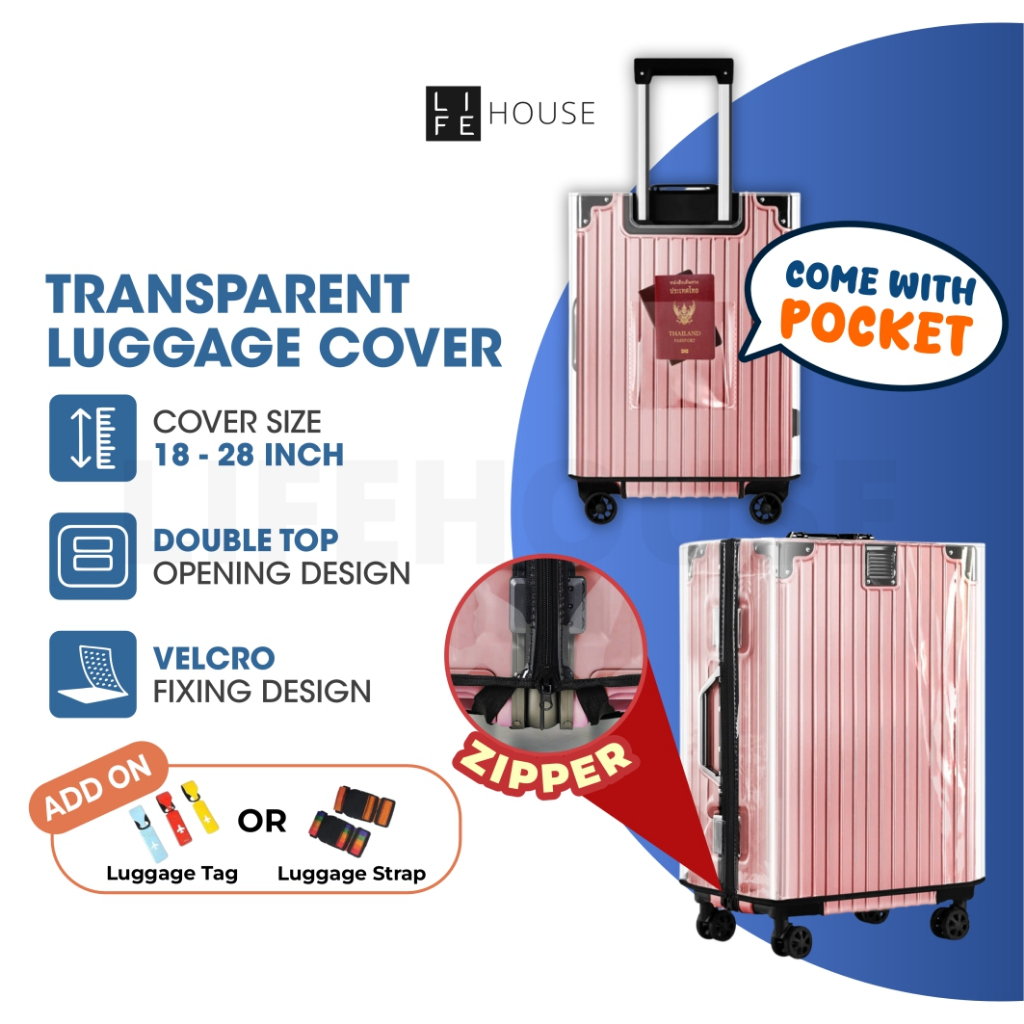 Transparent Luggage Cover Protector (18