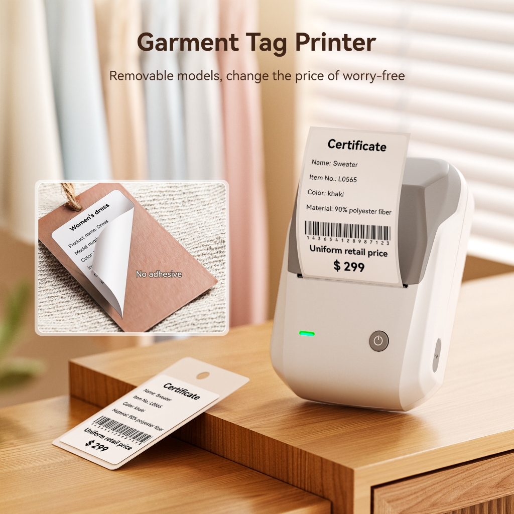 Niimbot B1 Mini Portable Label Sticker Printer | Machine Inkless ...