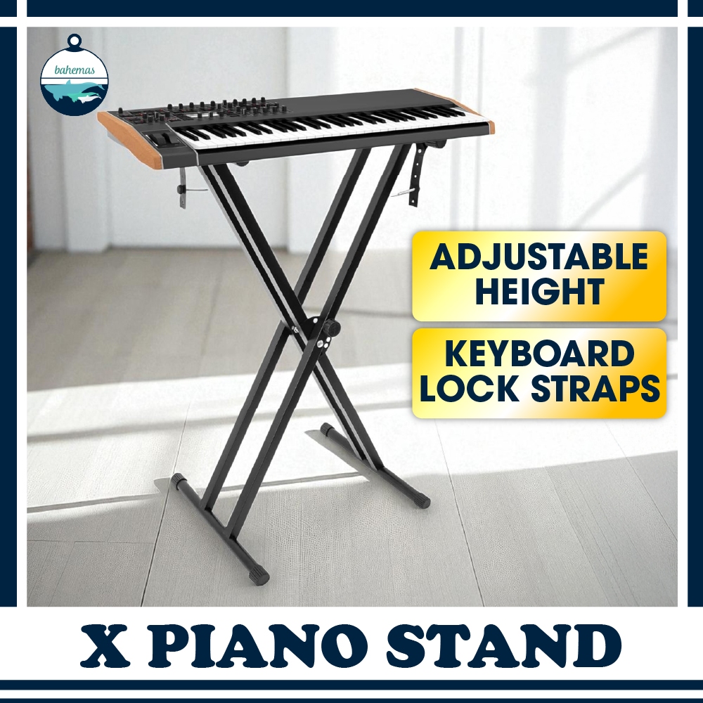 Keyboard Piano Stand X-Style Adjustable Keyboard Piano X Frame Stand ...