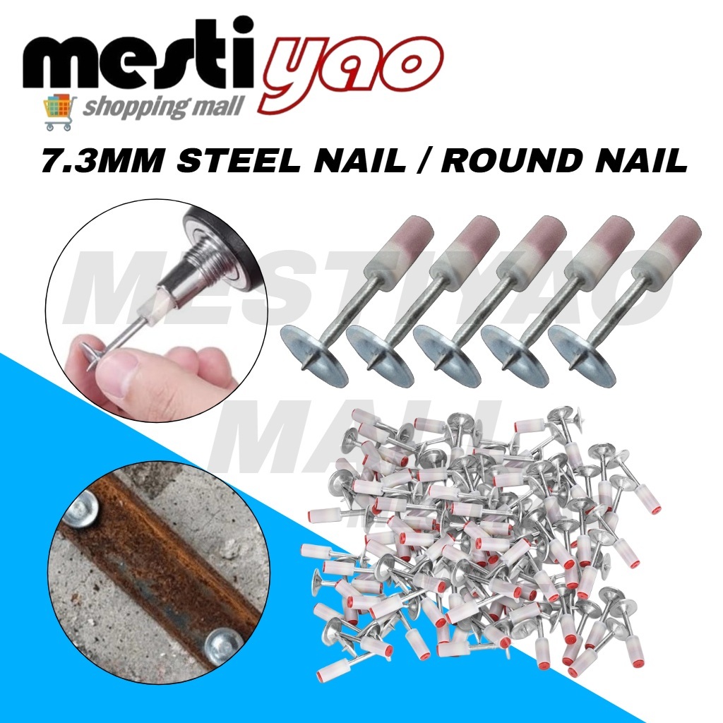 7.3mm Steel Nail Round Nail for Nail Gun/Concrete Wall Ceiling Rivet ...