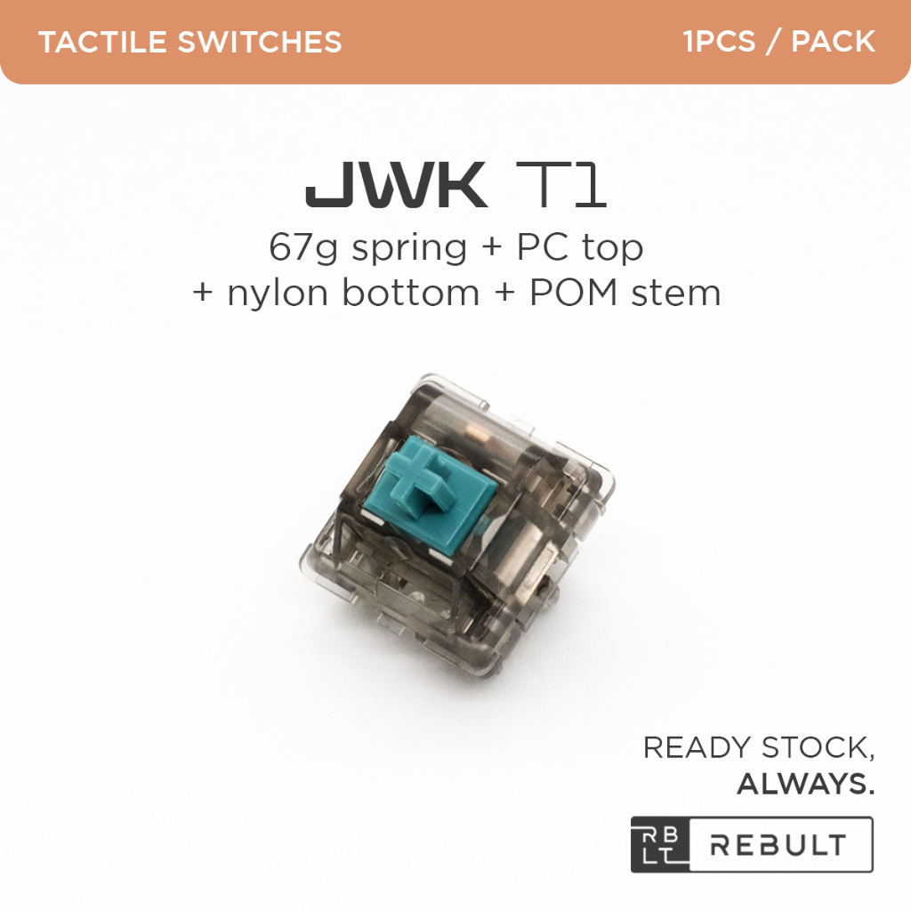 JWK T1 Tactile Switch For Mechanical Keyboards | Shopee Malaysia