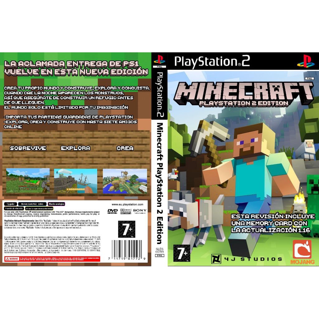 PS2 CD DVD GAME ( Minecraft PS2 Edition) English Version | Shopee Malaysia