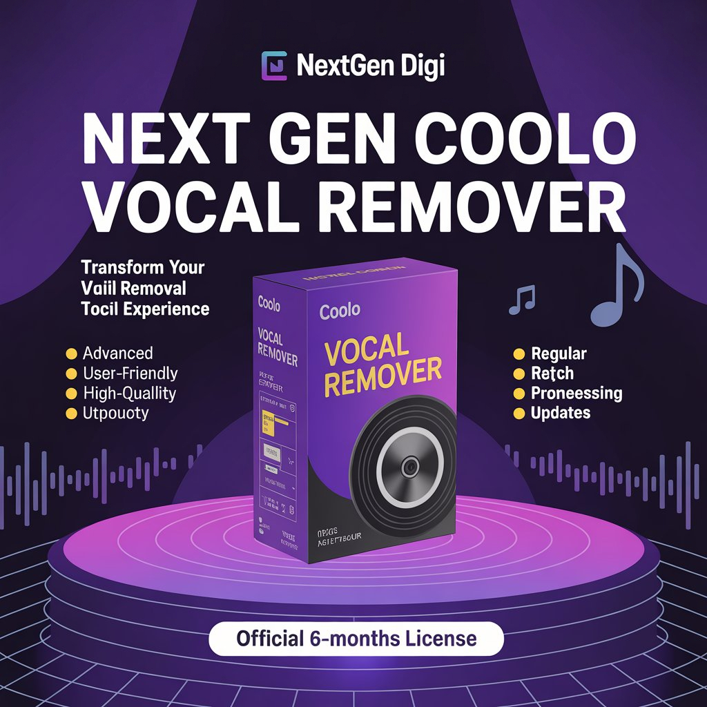 Vocal Remover 2026 - All-in-One AI Audio Remover | NextGen Digi Coola ...