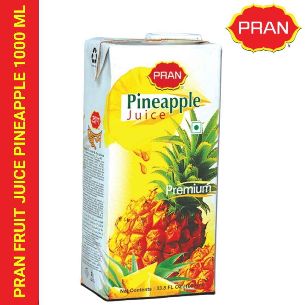 PRAN FRUIT JUICE PINE APPLE 1L (TP). | Shopee Malaysia