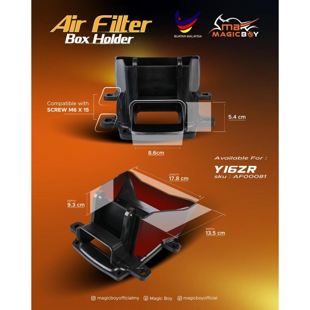 MAGIC BOY AIR FILTER Y16 HOLDER BOX Y16ZR BUATAN MALAYSIA Y16Z Y16 ...