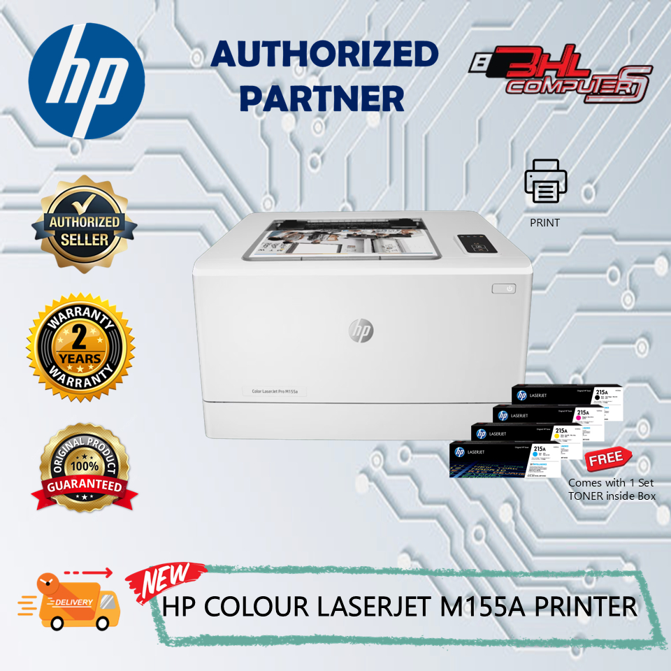 HP COLOUR LASERJET M155A Fast High Quality Printing Printer (Print Only ...