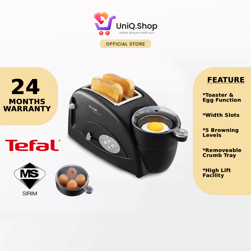[New] Tefal Toast N' More Toaster | TT5528 (Egg Boiler Steamer Pembakar ...