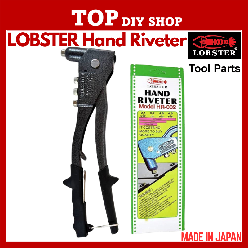 LOBSTER Hand Riveter HR-002 (MADE IN JAPAN) | Shopee Malaysia