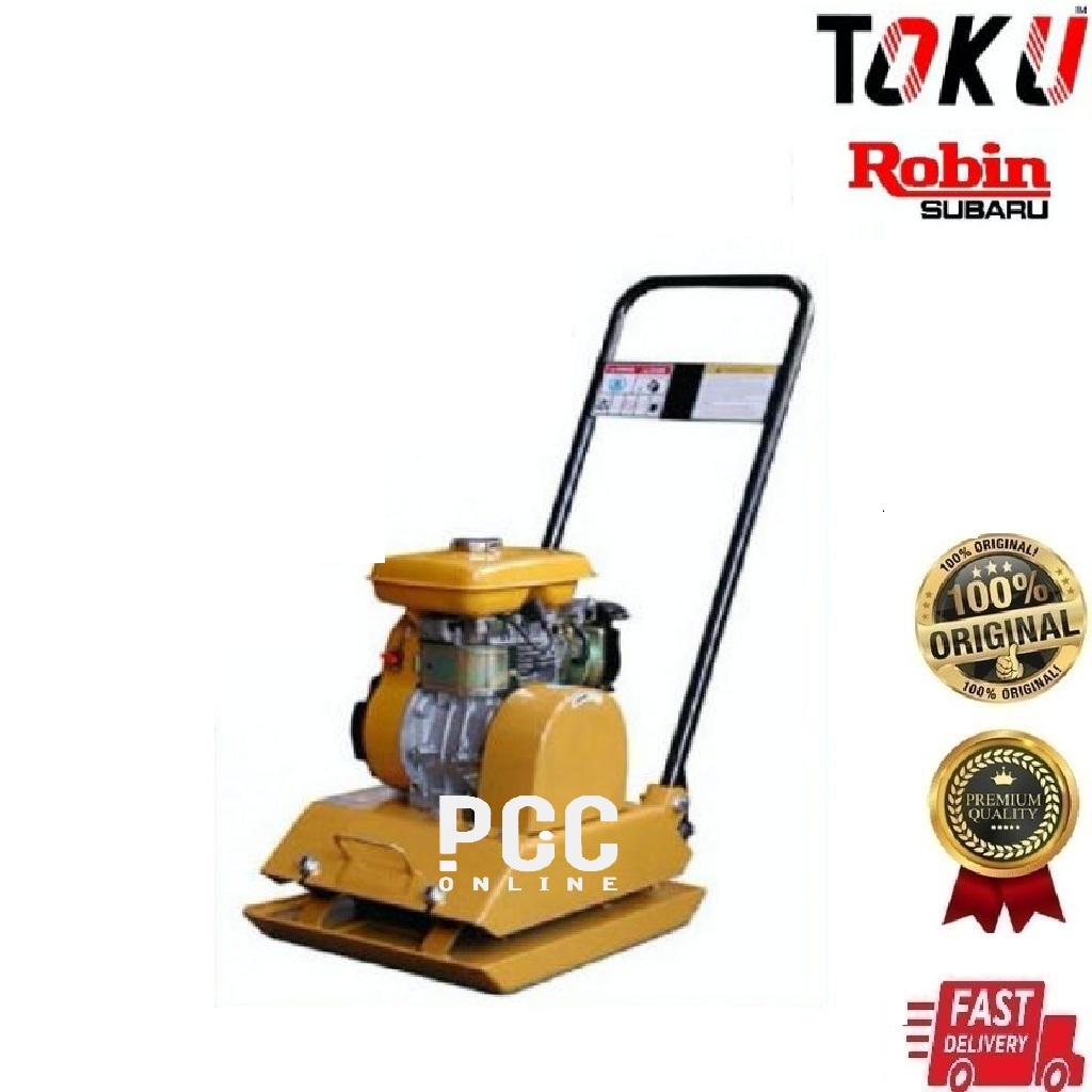TOKU TKL-80 Vibratory Plate Compactor with ROBIN EY-20D Engine | Shopee ...
