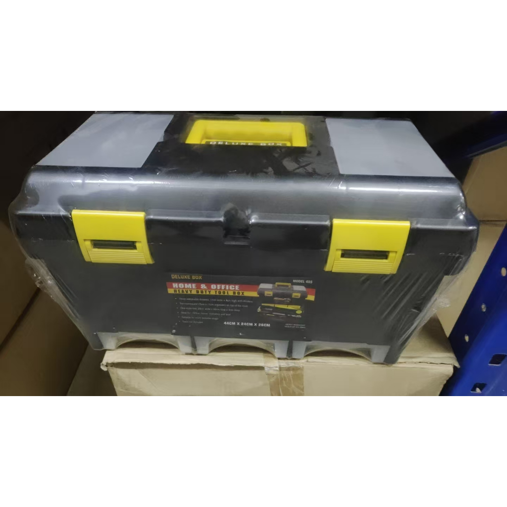 𝐇𝐨𝐦𝐞 & 𝐎𝐟𝐟𝐢𝐜𝐞 Heavy Duty Tool Box Deluxe Box Kotak Alatan Penyimpan 工具箱 ...