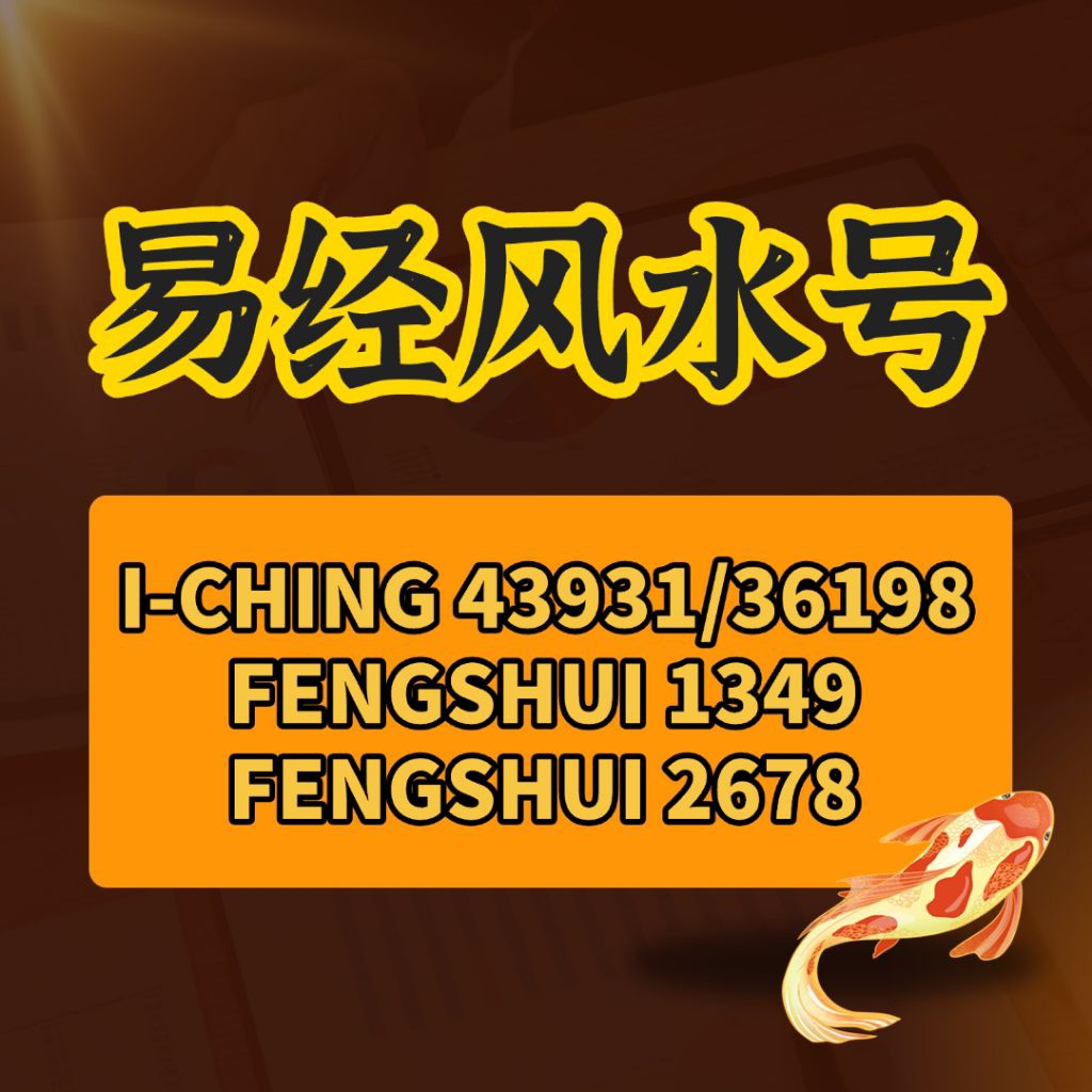 【VIP易经风水手机号】I-Ching Feng Shui Lucky Number 1349 / 2678 吉祥组合｜招财转运旺事业｜正能量 ...