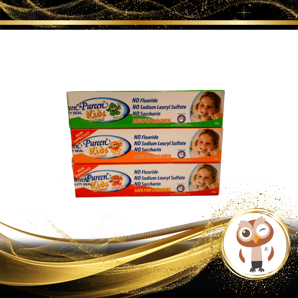 Preferred +】PUREEN KIDS TOOTHPASTE FLUORIDE FREE 40G | Shopee Malaysia