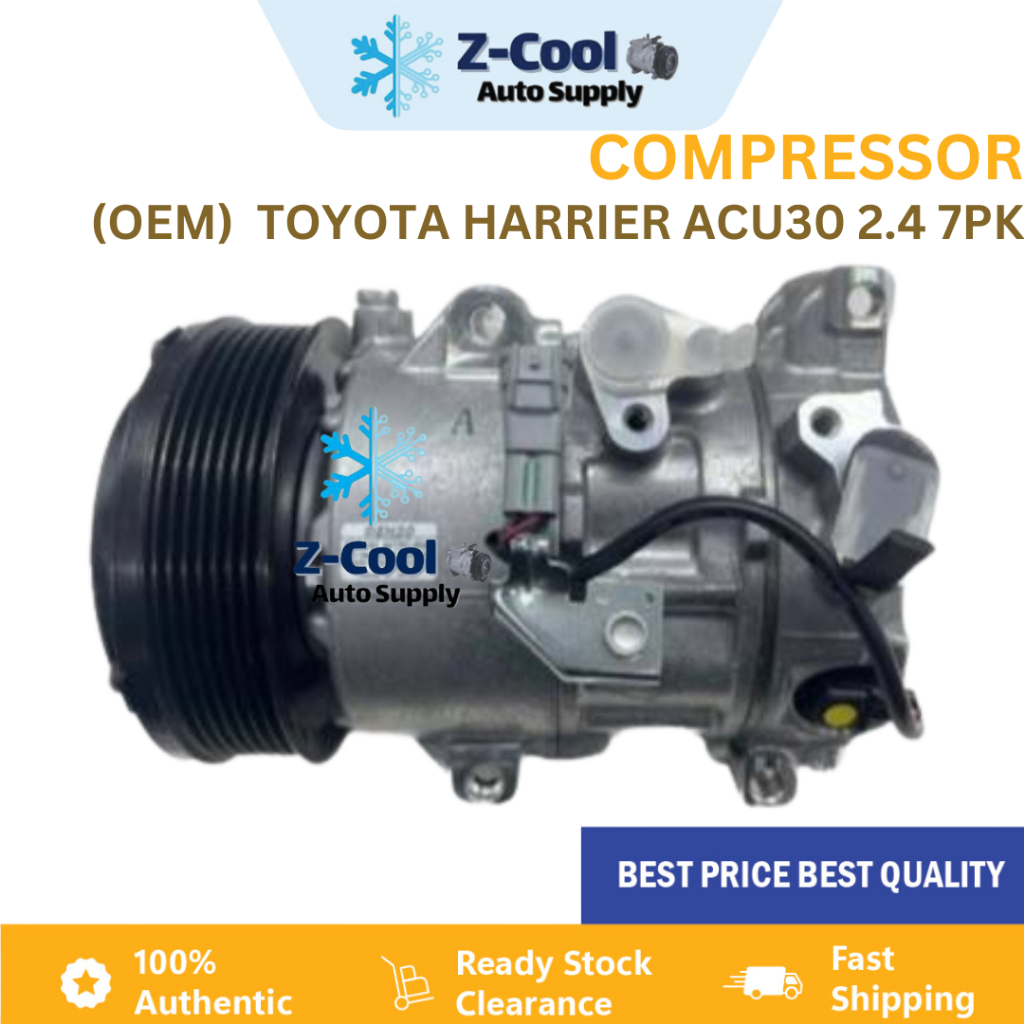 Aircond Compressor OEM NEW Toyota Harrier 2.4 ACU30 3172 (2003-2013 ...