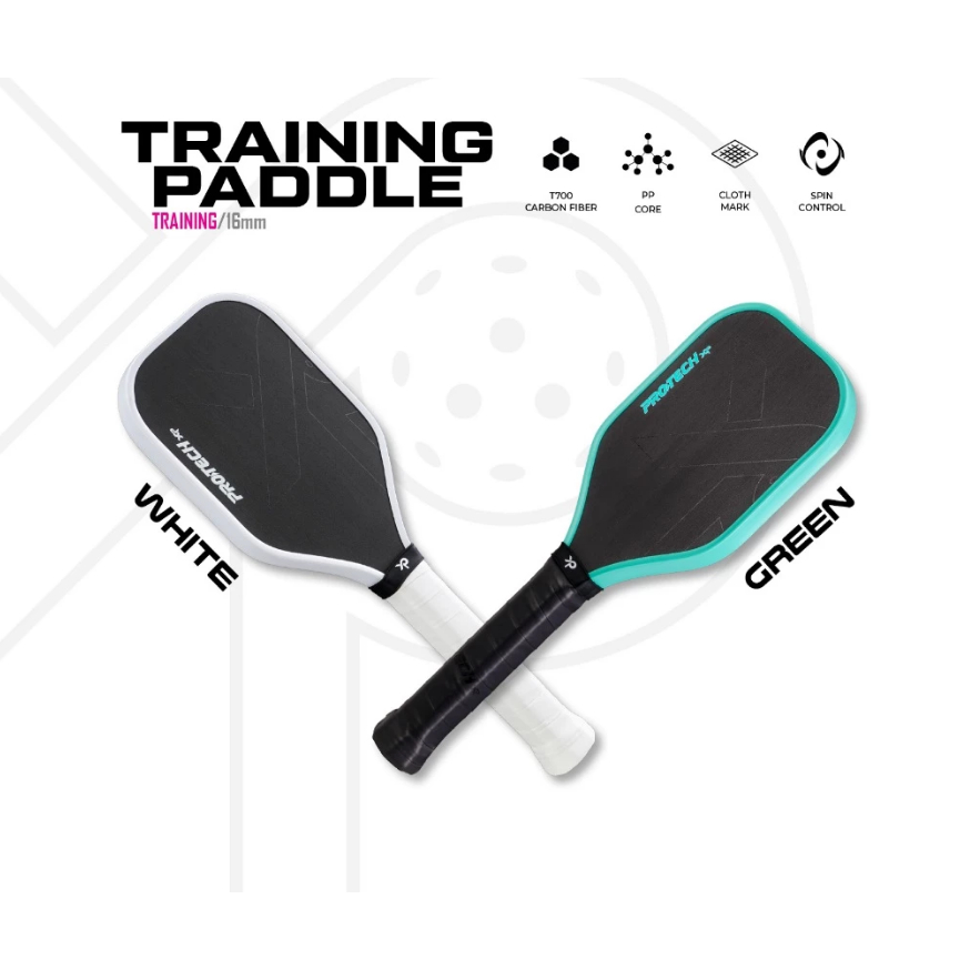 PROTECH XP Training Pickleball Paddle | 195g | 16mm Focus Core Frame ...