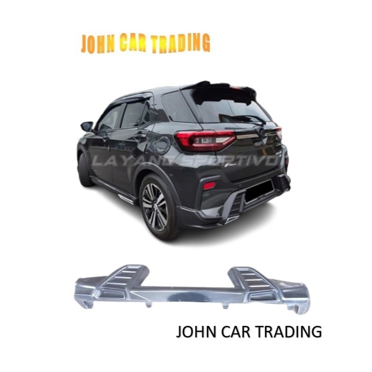 Ready Stock Perodua Ativa PU Gear Up Rear Skirt BodyKit Ativa Skirt ...