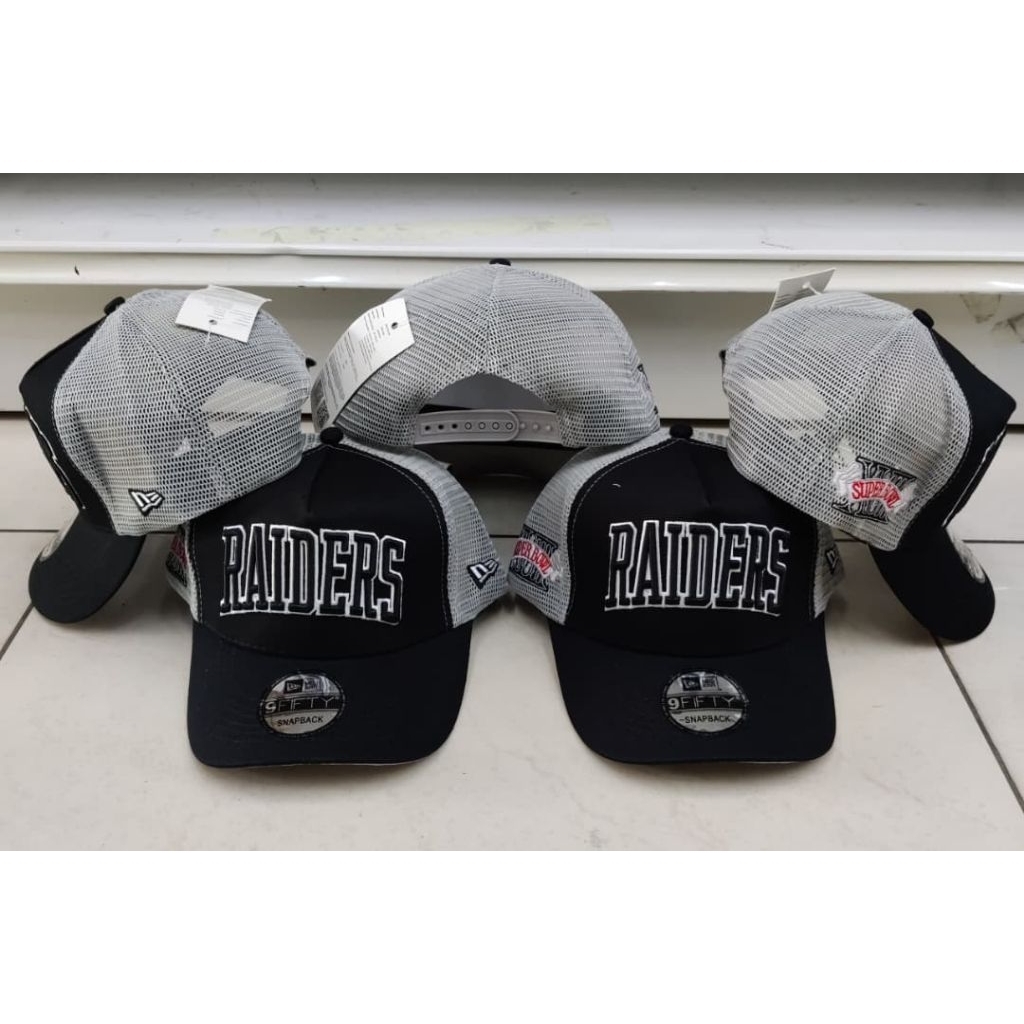 Raiders Cap Trucker Snapback Topi Riders Trucker Baseball Shopee