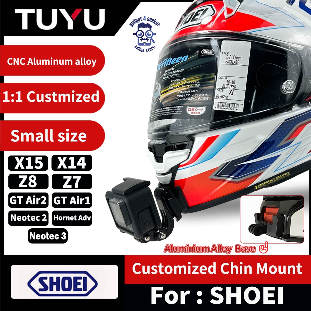 TUYU SHOEI Neotec 2/3 customized helmet chin bracket mount holder for ...