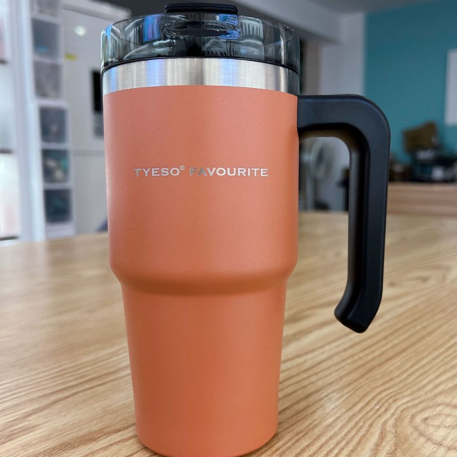 Tyeso 304 Stainless Steel Thermos Tumbler Bottle With Straw Insulated ...