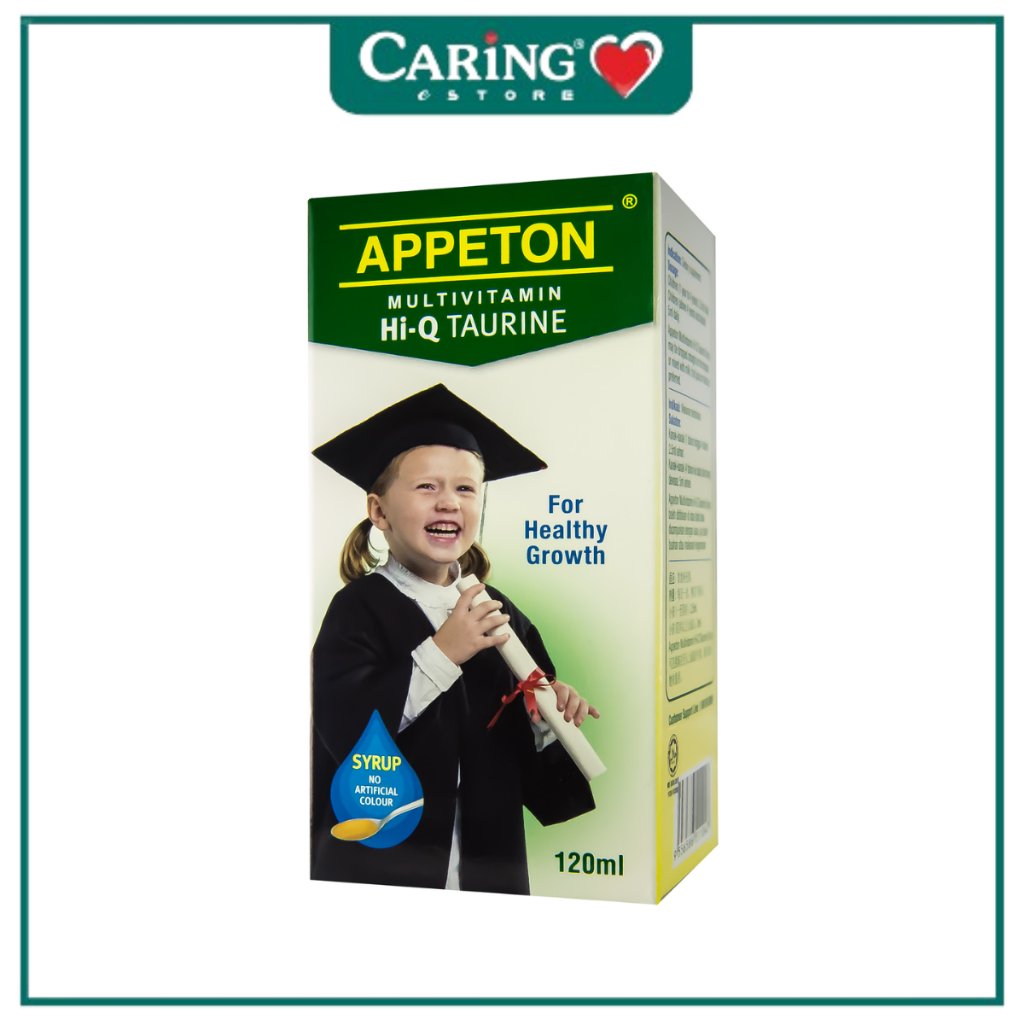APPETON MULTIVITAMIN TAURINE SYRUP 120ML | Shopee Malaysia