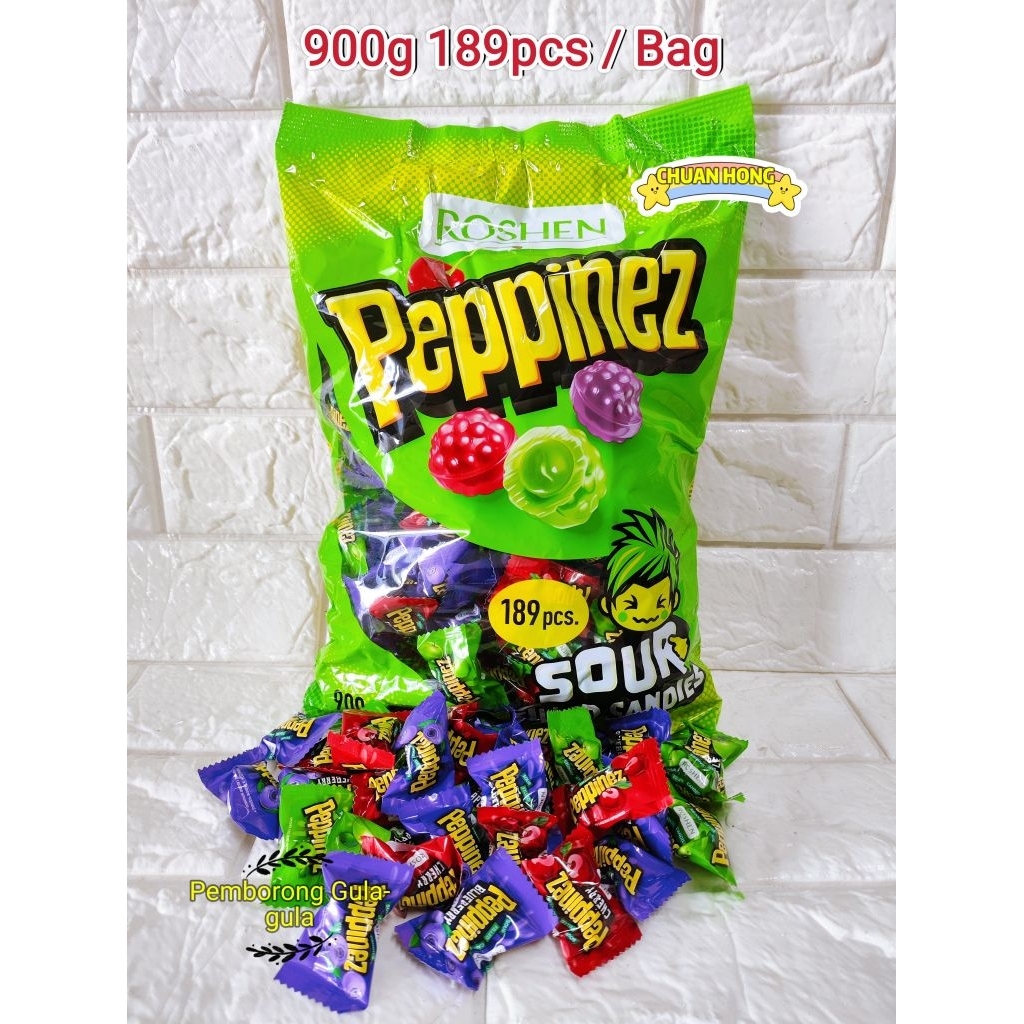 Roshen Peppinez Sour Filled Candies 450g/900g 189pcs | Shopee Malaysia