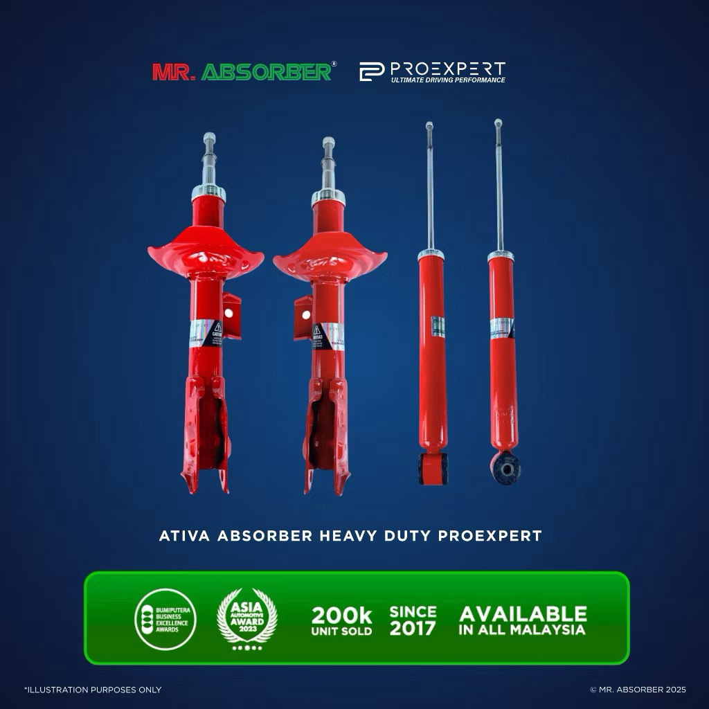 ABSORBER ATIVA PROEXPERT HEAVY DUTY PERODUA | Shopee Malaysia
