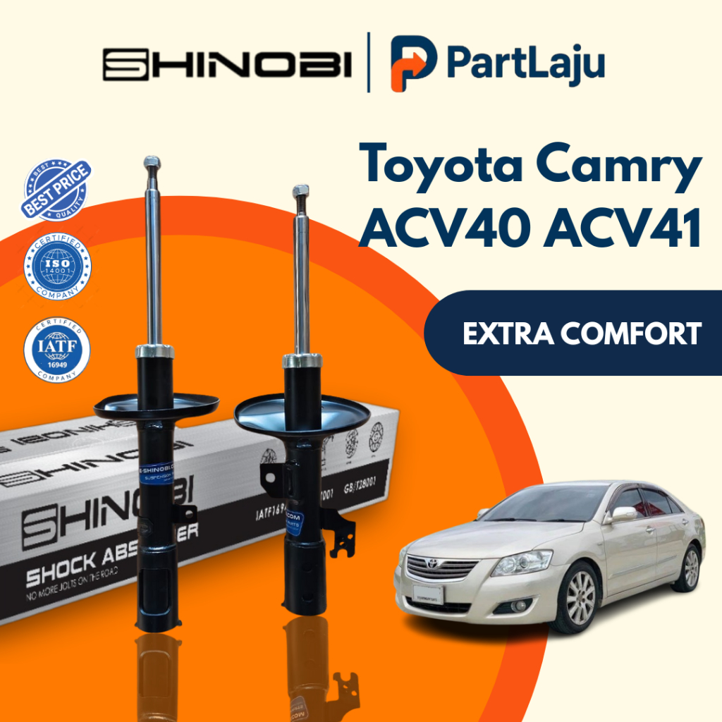 E-Shinobi Toyota Camry ACV40 ACV41 2.0 2.4 2007-2011 Front & Rear Gas ...