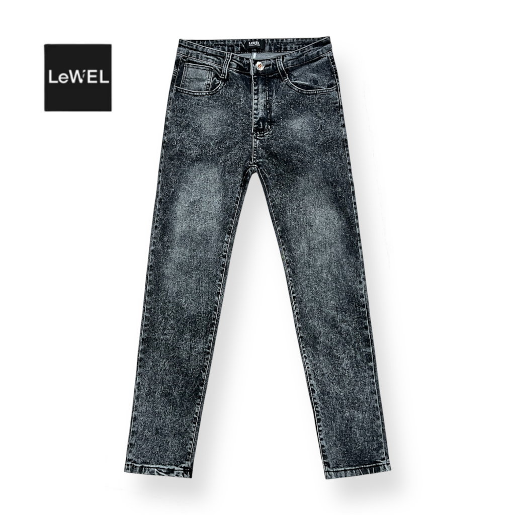 LeWEL Classic Jean Men Long Pant - Grey | Shopee Malaysia