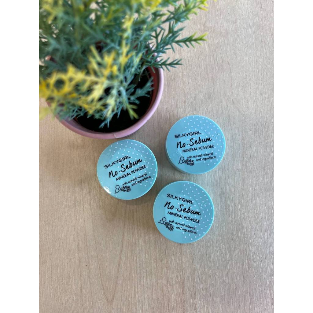Silkygirl No-Sebum Mineral Powder 5g | Shopee Malaysia