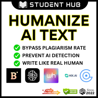 [FAST] AI Text Humanizer | Hix Writehuman Stealthwriter bypass zero Copy Writing / Humanize Homework Tool