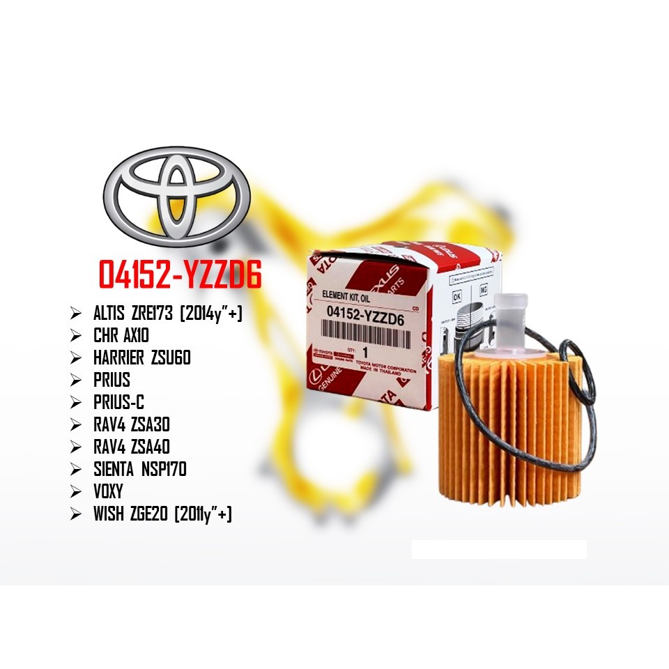 Toyota - Altis ZRE173 Wish ZGE20 CHR AX10 Harrier ZSU60 Sienta NSP170 ...