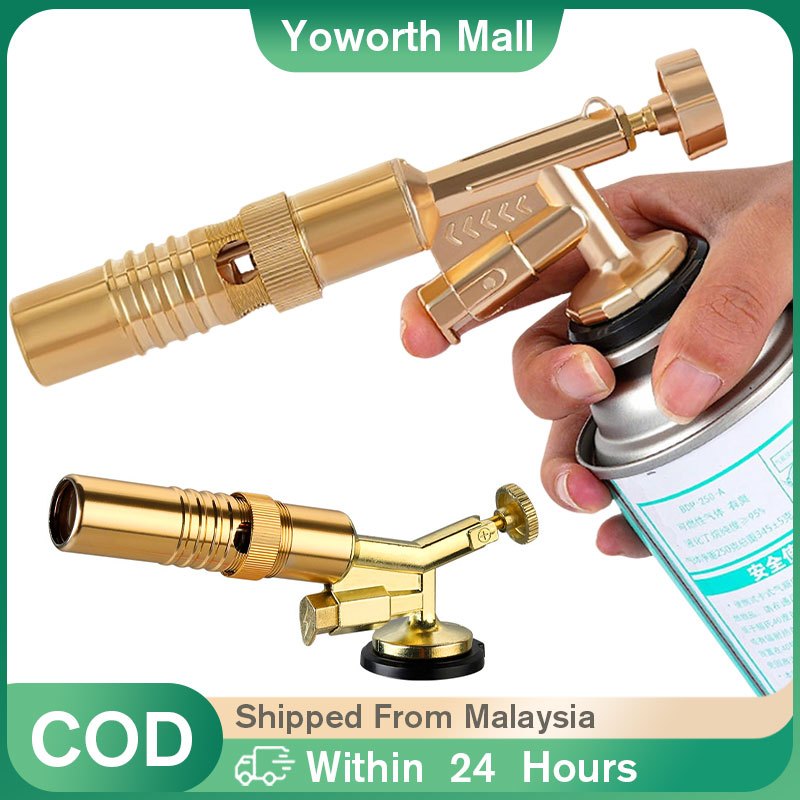 High-Temperature Flame Welding Gun / Portable Gas Burner Flame Gun ...
