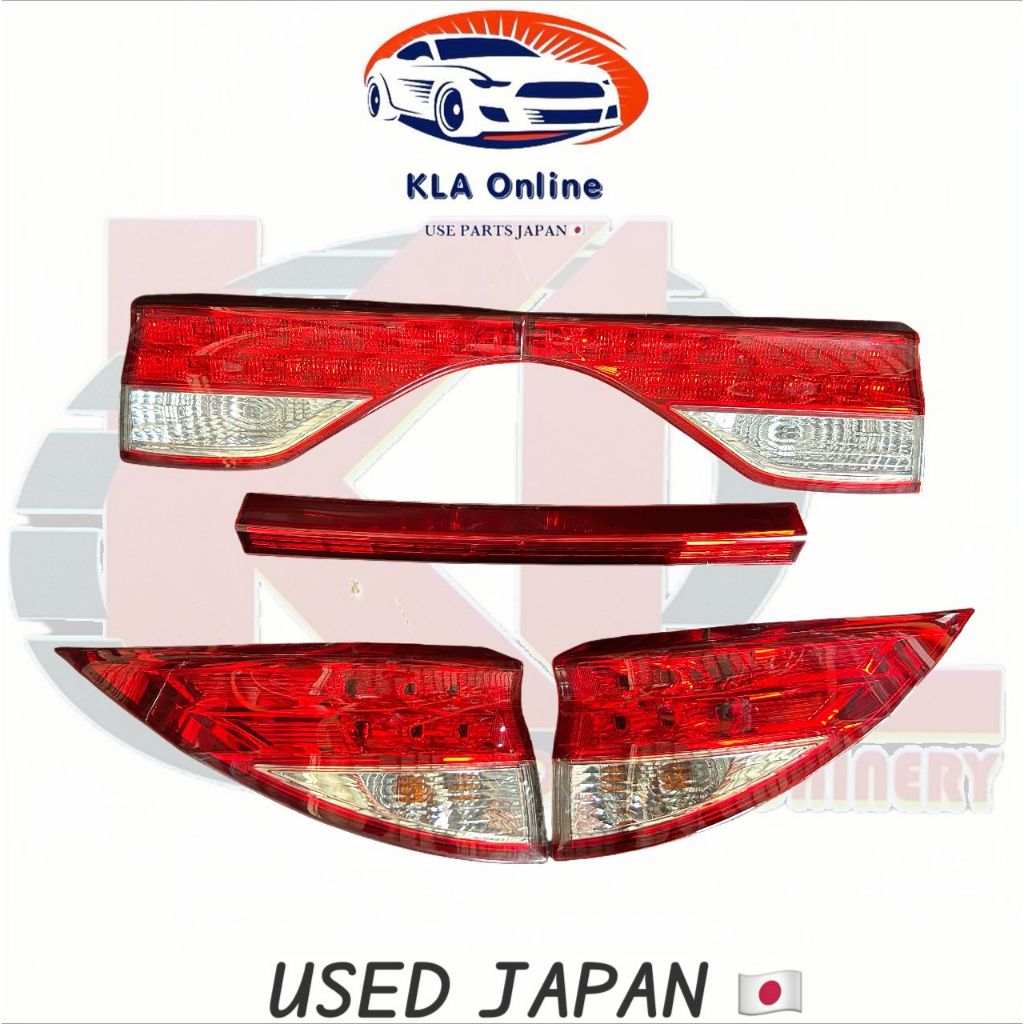 744.ESTIMA ACR50 NFL FACELIFT TAIL LAMP/REAR LIGHT/LAMPU BELAKANG BULGE ...