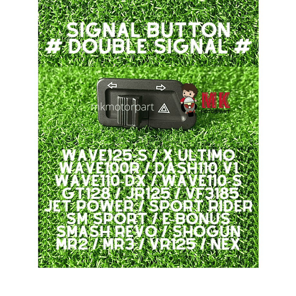 DOUBLE SIGNAL KNOB Wave100R Wave125 S Ultimo DX GT128 Dash110 VF3 SM ...