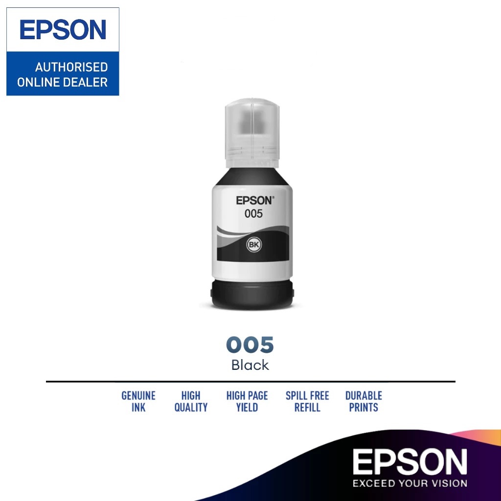 Epson 005 Ink Cartridge Black for Printer M1100 M1120 M1140 M1170 M1180 ...