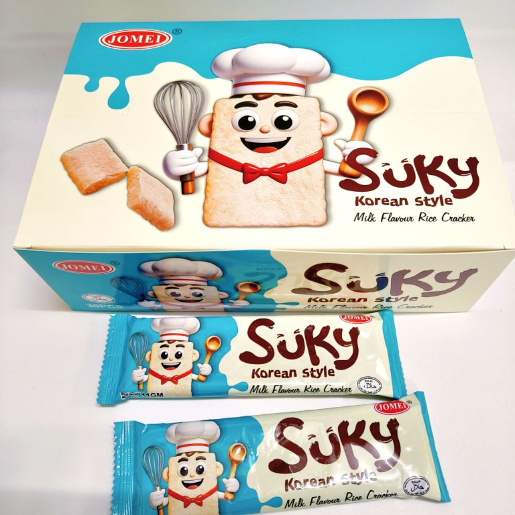 Suki Korean Style Milk Flavour Rice Cracker (HALAL) | Shopee Malaysia