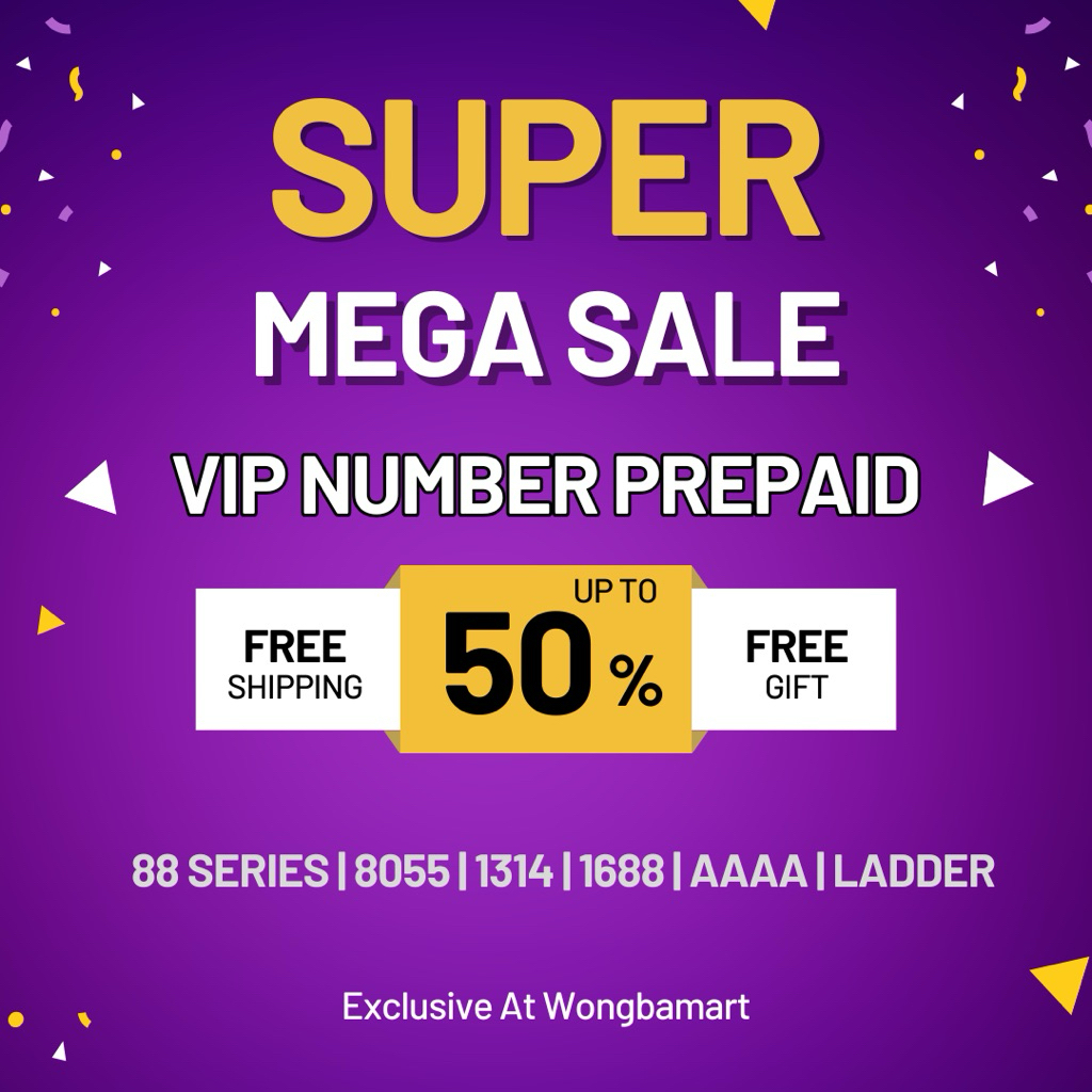 Vip Number Prepaid Clear Stock Promotion Nombor Cantik Murah | Shopee ...
