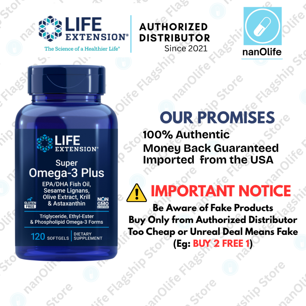 Life Extension,E:02/28 Super Omega-3 Plus EPA/DHA Fish Oil Sesame ...