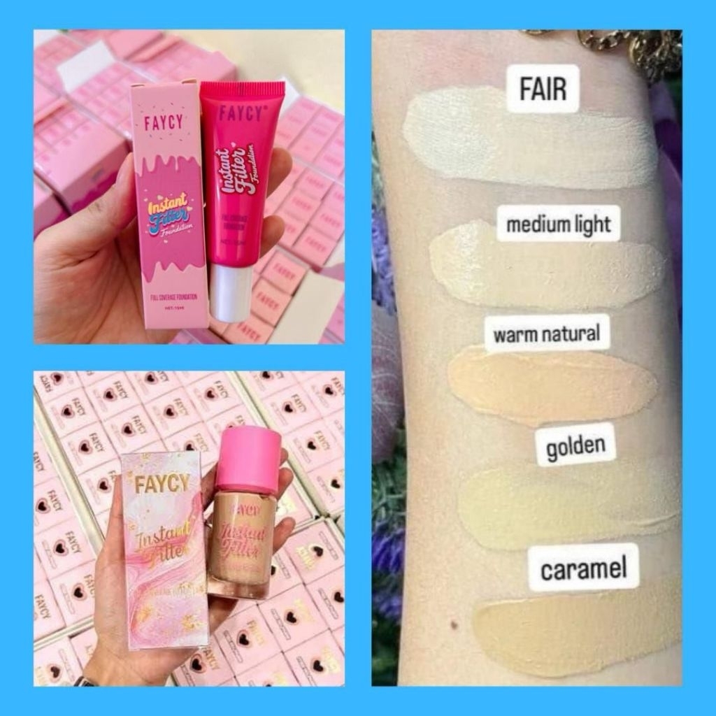 FAYCY FOUNDATION INSTANT FILTER | Shopee Malaysia