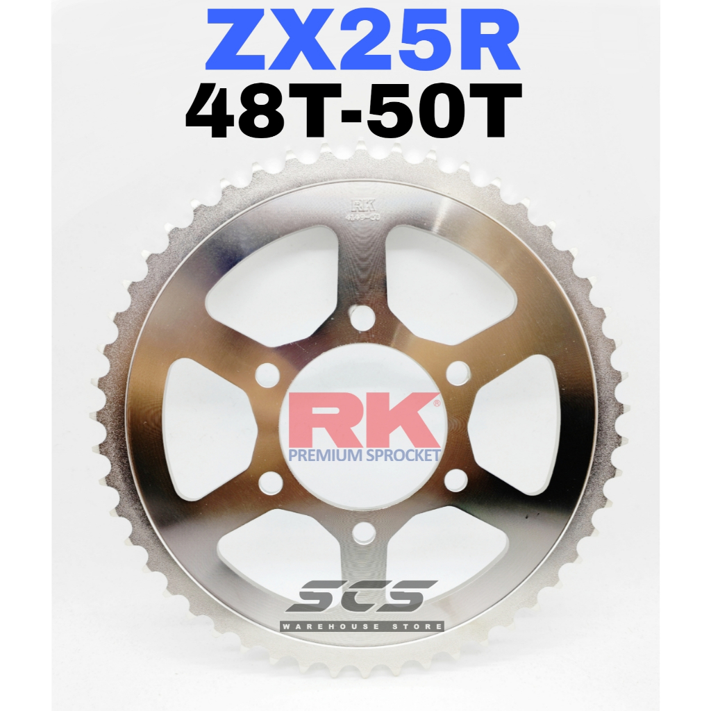 RK Sprocket Set Kawasaki ZX25R ZXW Ring Gold Chain Rantai Spoket W
