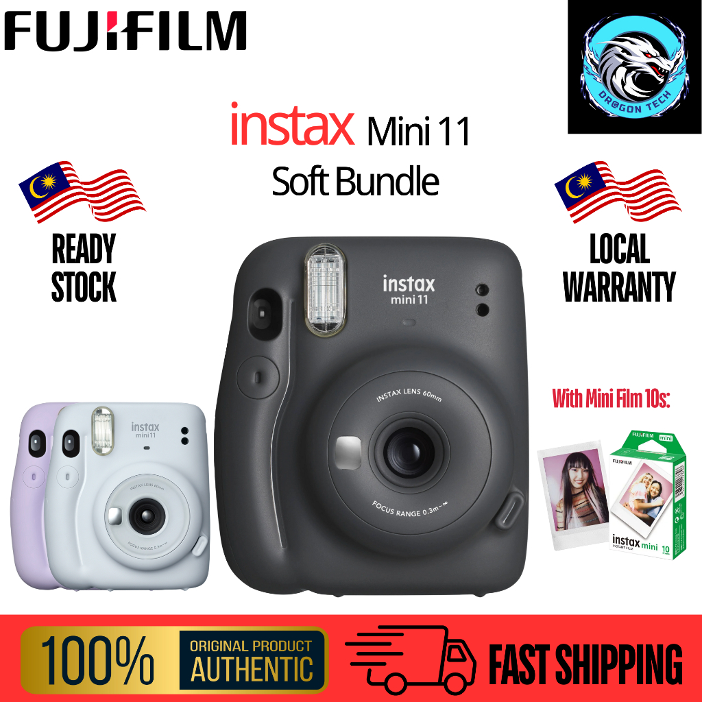 Fujifilm instax mini 11 Camera Original Malaysia Warranty | Shopee Malaysia