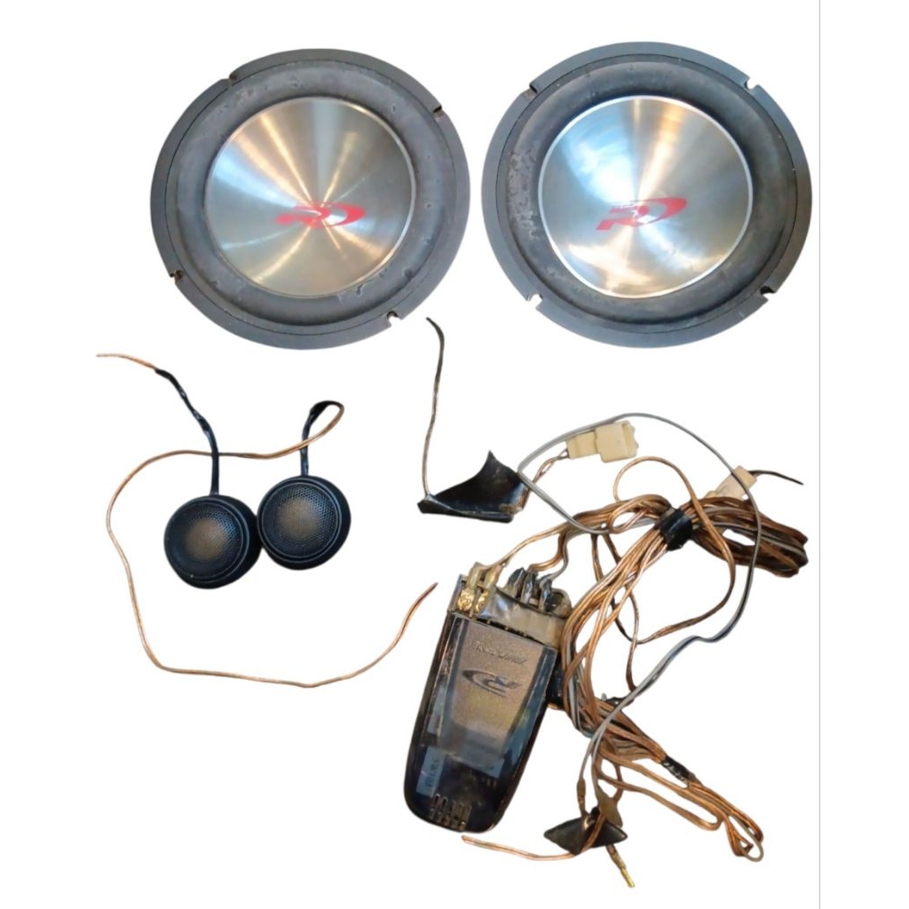 Original Japan (Used) Alpine Type-R SPR-176A Component 2-Way Speaker ...