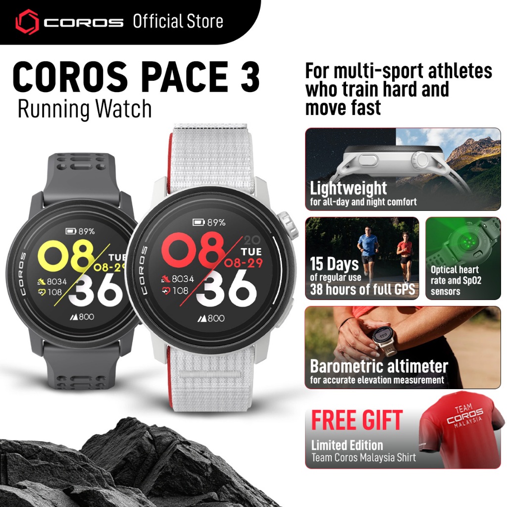 Hot] COROS PACE Running Watch 15 days use 38hrs with GPS