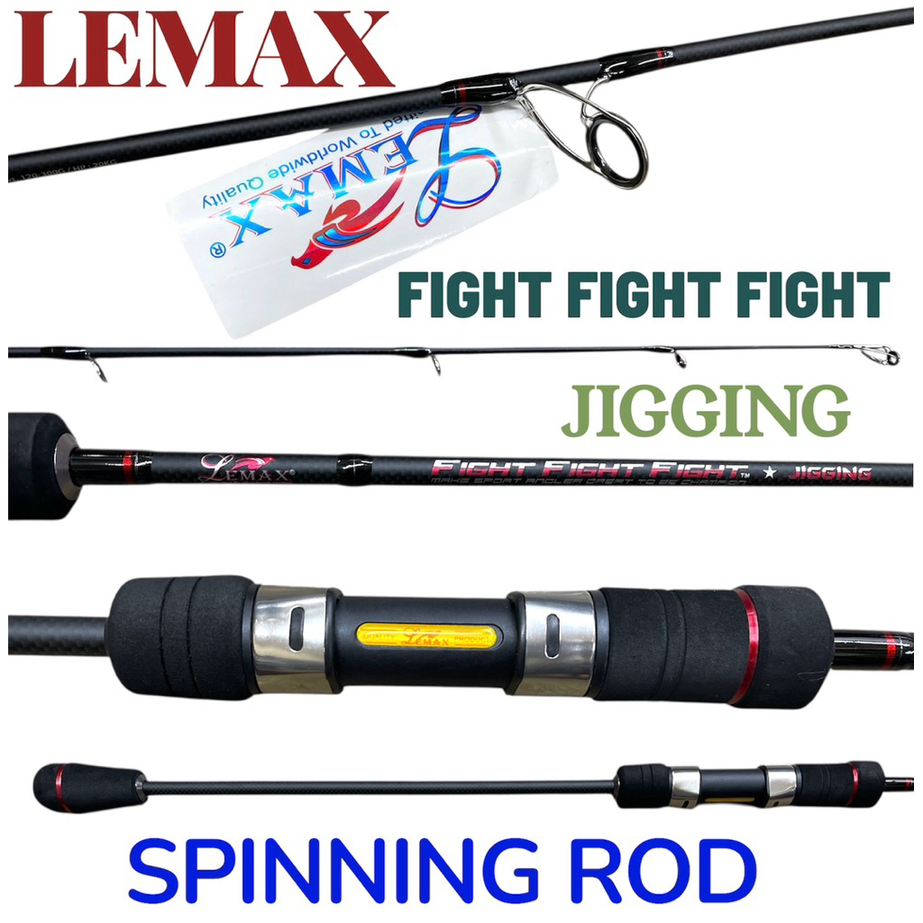 @LEMAX FIGHT FIGHT FIGHT JIGGING SPINNING AND CASTING JIGGING FISHING ...