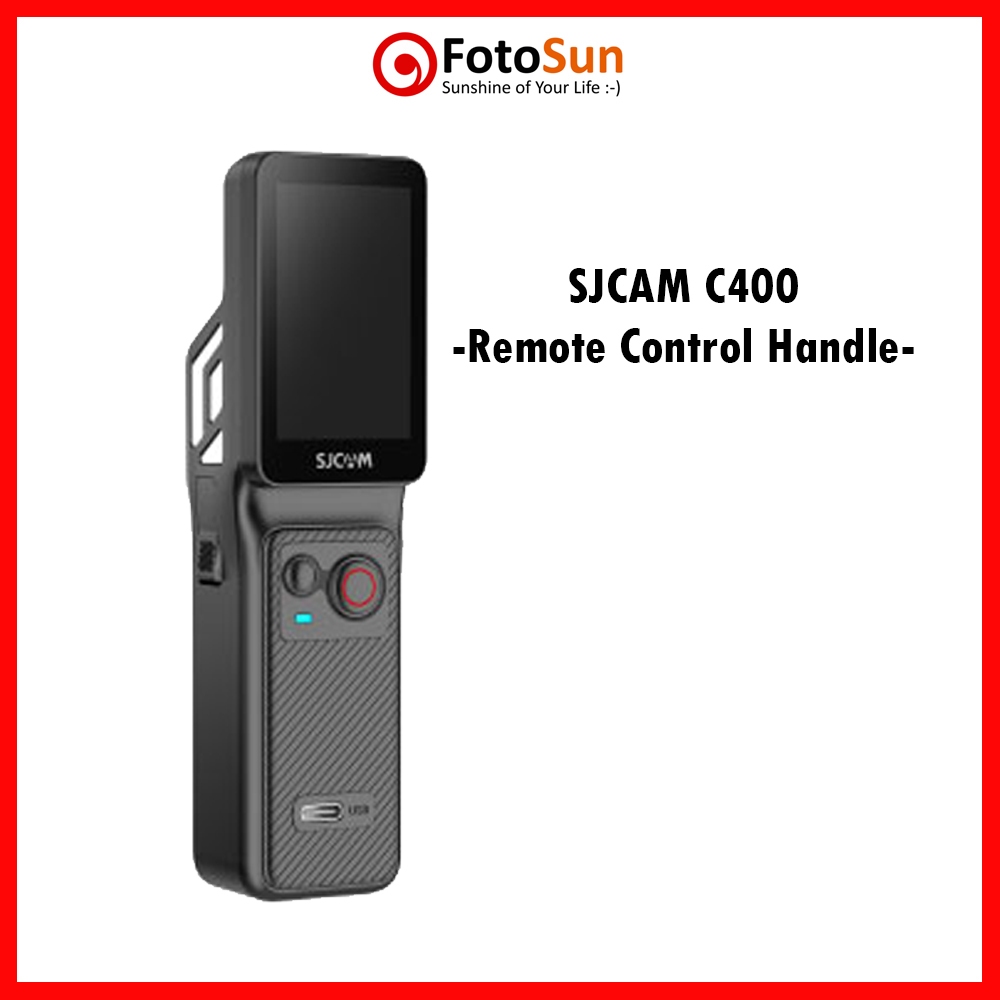 SJCAM C400 Remote Control Handle with Screen + Battery | Shopee Malaysia