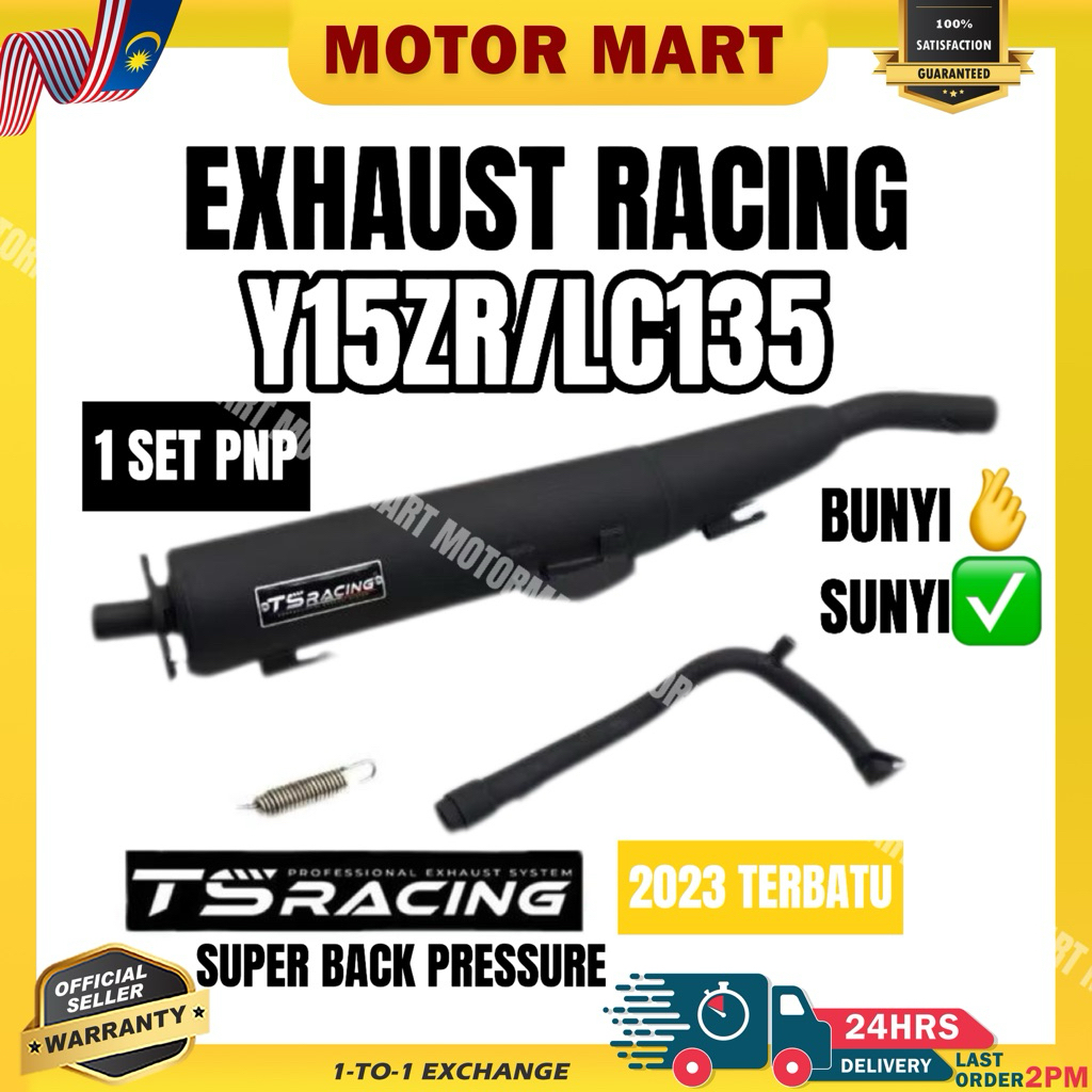 ”TERBARU” TS RACING EXHAUST SUPER BACK PRESSURE Y15ZR LC135 V1-V7 ...