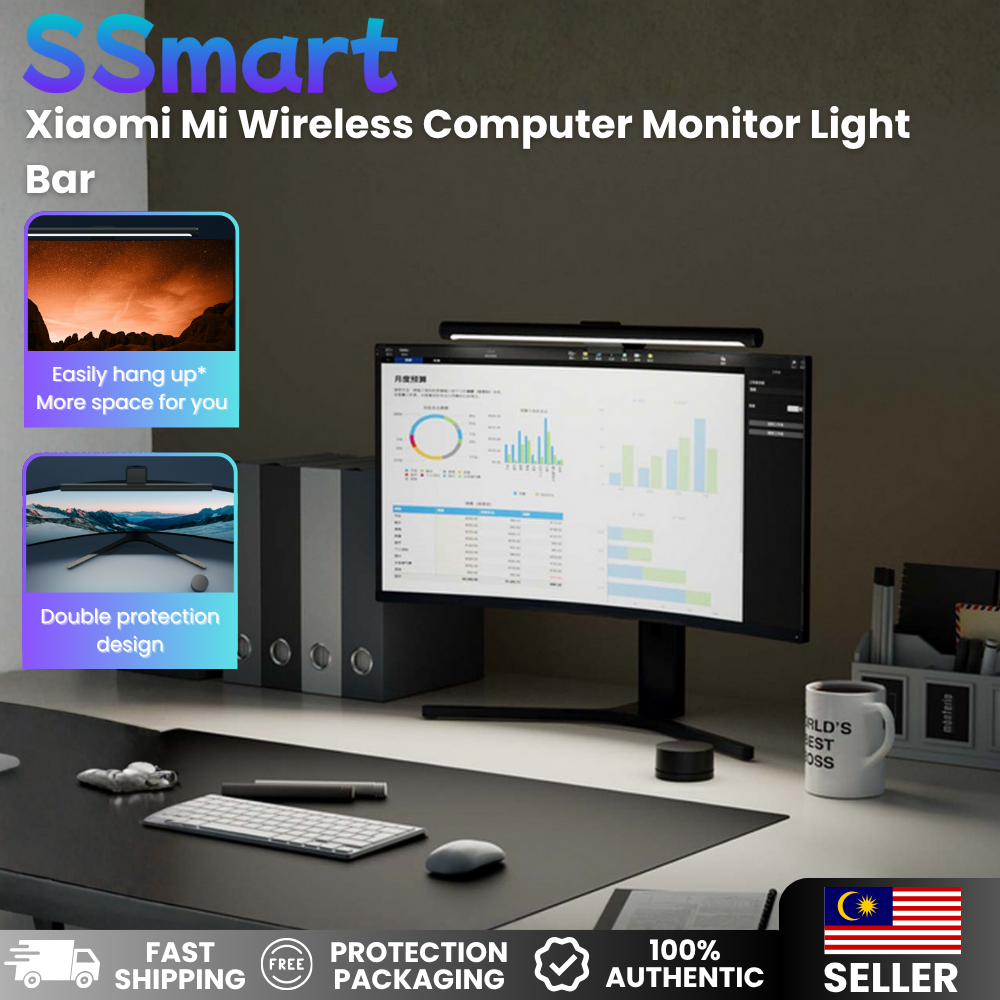 Xiaomi Mi Wireless Computer Monitor Light Bar 1S / V1 Eyes Protection ...