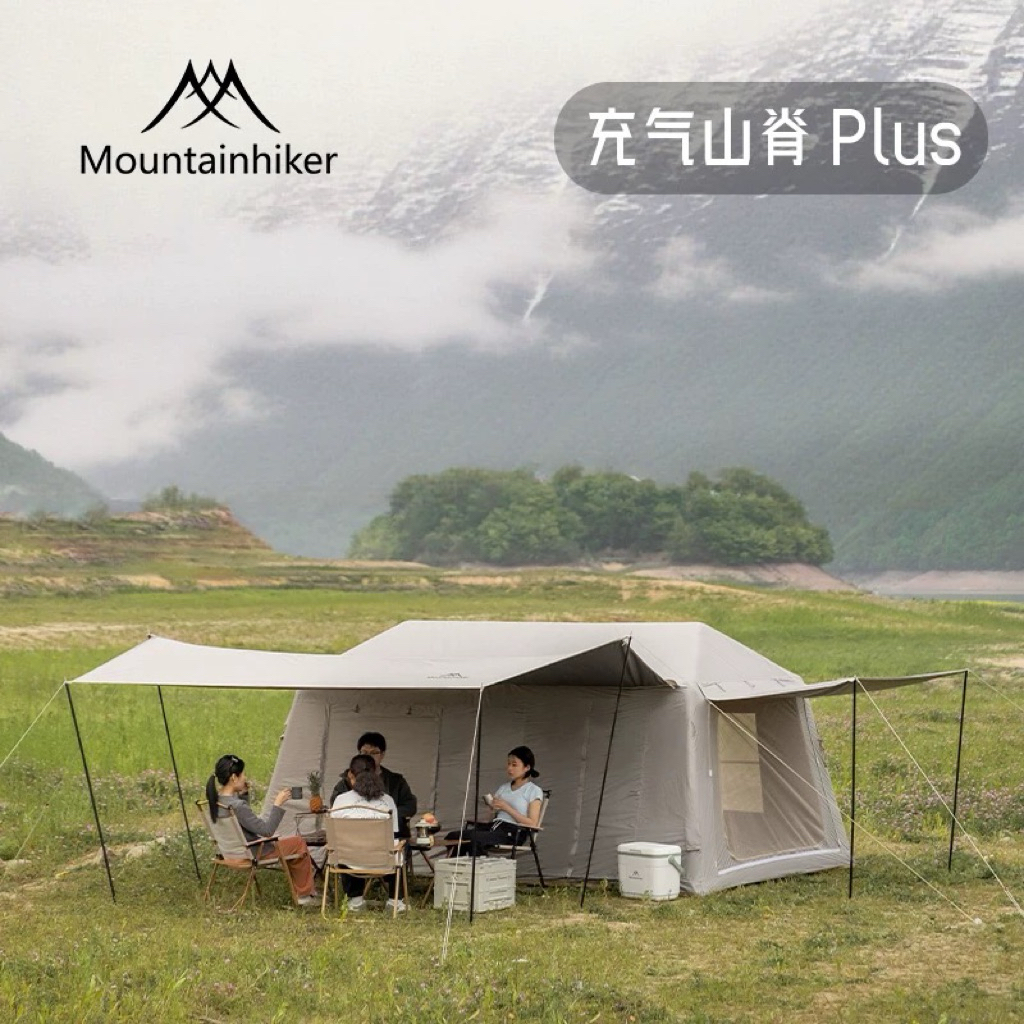 Mountainhiker Inflatable Ridge Plus Camping Air Tent – Large Outdoor ...