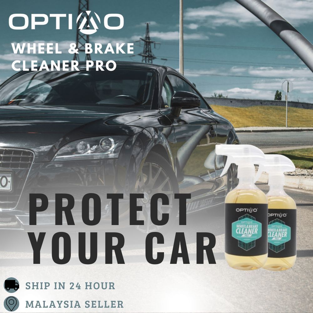OPTIMO WHEEL & BREAK CLEANER PRO 500ml – Remove Brake Dust, Oil, & Dirt ...