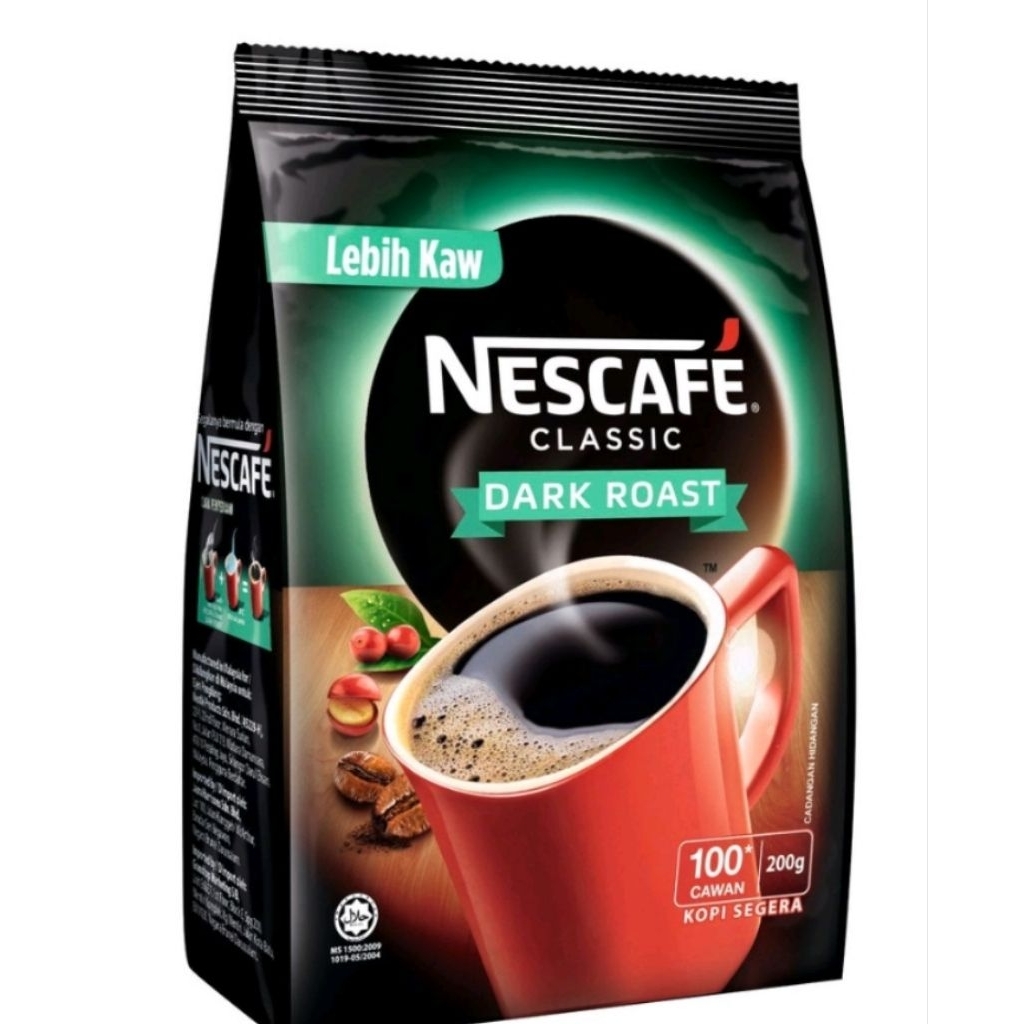 Nescafe classic dark roast coffee 200g | Shopee Malaysia