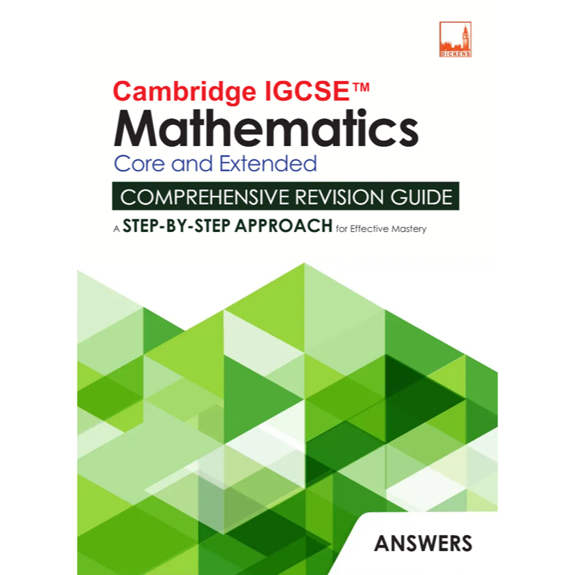 Cambridge IGCSE Mathematics Core & Extended - 【Answers only】 | Shopee ...